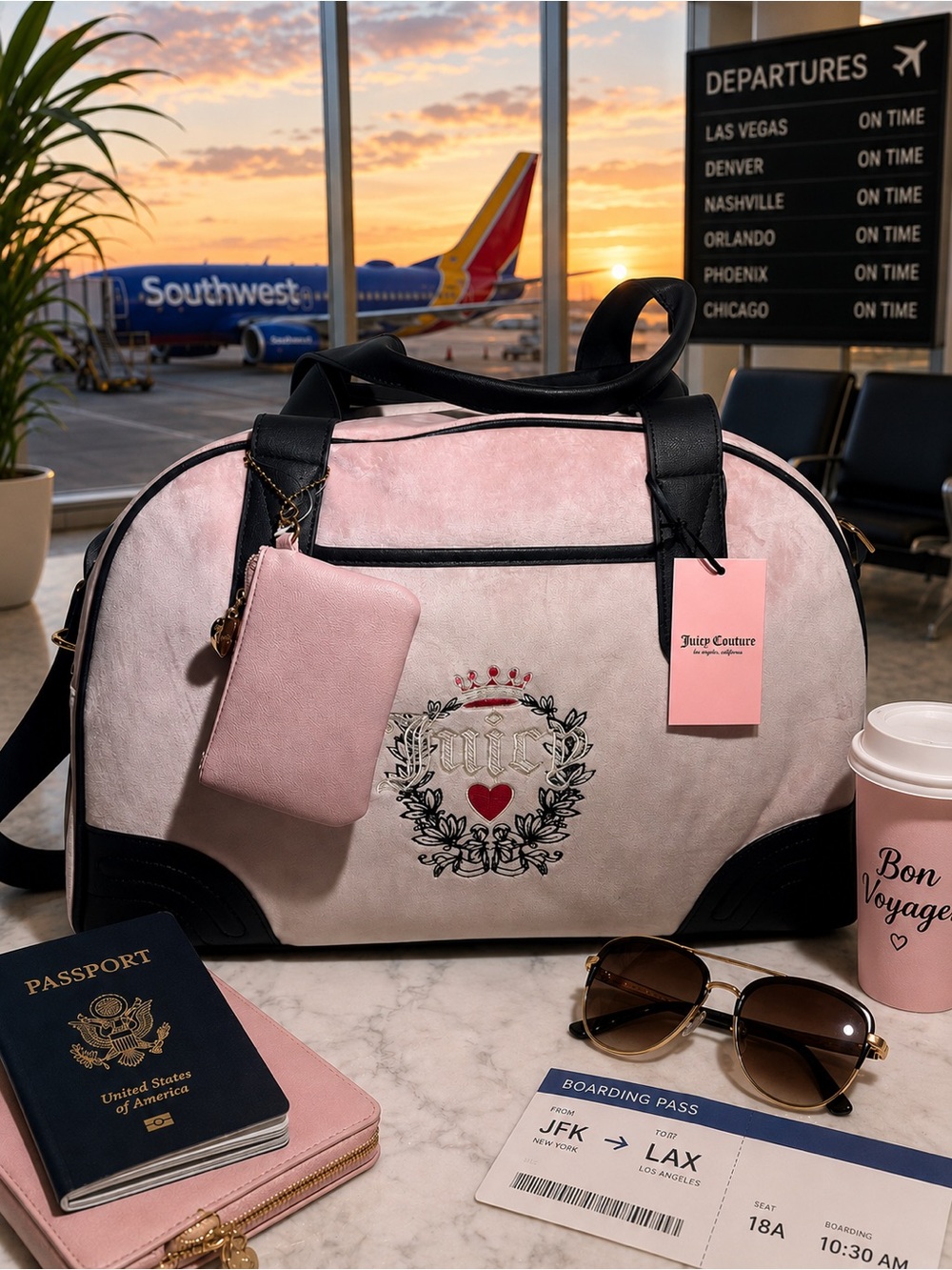Juicy couture heritage dome weekender handbag